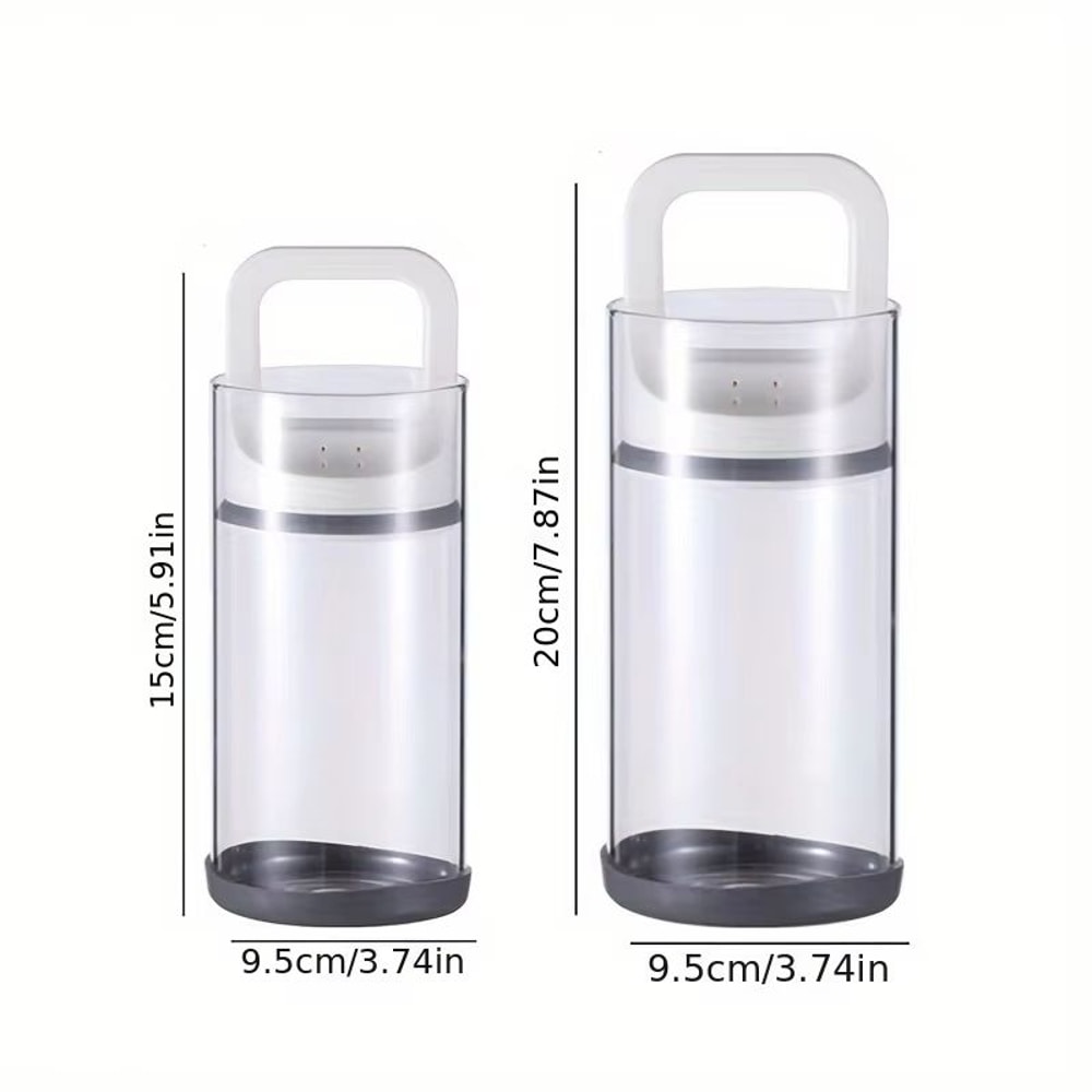 Large Capacity Vacuum Sealing Jar Coffee Bean Storage Canister Moisture Proof Airtight Kitchen Cont 5