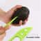 3 In 1 Avocado Slicer Tool Plastic 3 In 1 Avocado Cutter For Peeling Pitting And Slicing Avocado Ki 2