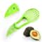 3 In 1 Avocado Slicer Tool Plastic 3 In 1 Avocado Cutter For Peeling Pitting And Slicing Avocado Ki 3