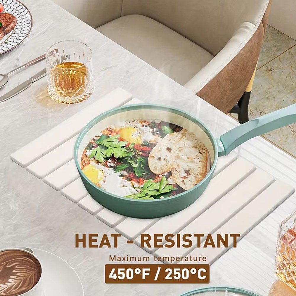 Foldable Diatomite Dish Drying Mat Fast Absorbent Kitchen Drying Pad NonSlip Sink Drying Tray For D 2