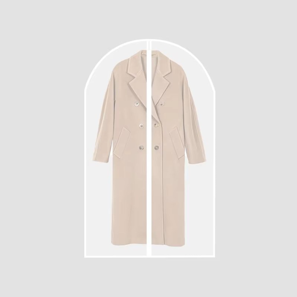 5PCS Garment Dust Cover Bags Fully Enclosed Waterproof Clothes Cover With Zipper For Suits Coats An 6