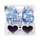 HeartShaped Dog Sunglasses And Pet Grooming Bows 2PCS Set Cute Hair Bands For Photos And DressUp 6
