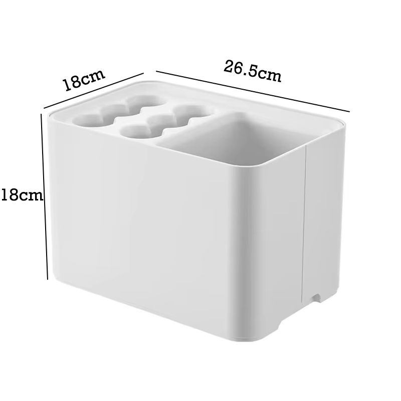 6Hole Entryway Umbrella Stand Organizer With Drip Tray For Home And Hotel Use 5