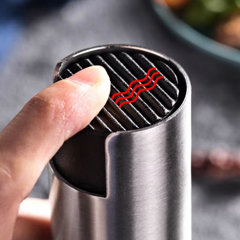 100ML Transparent Glass Olive Oil Sprayer Bottle With PushType Dispenser For Kitchen And BBQ 2