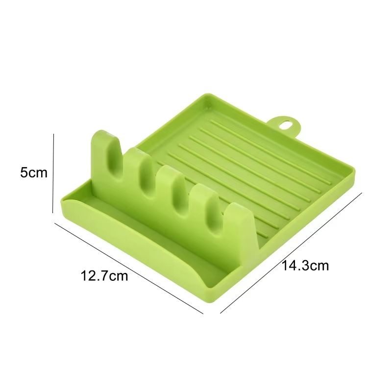 MultiFunction Kitchen Utensil Organizer With Spoon Holder Fork And Spatula Rack And NonSlip Lid Res 7