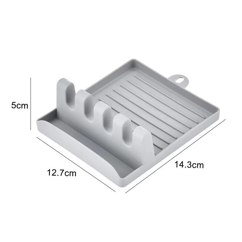 MultiFunction Kitchen Utensil Organizer With Spoon Holder Fork And Spatula Rack And NonSlip Lid Res 8