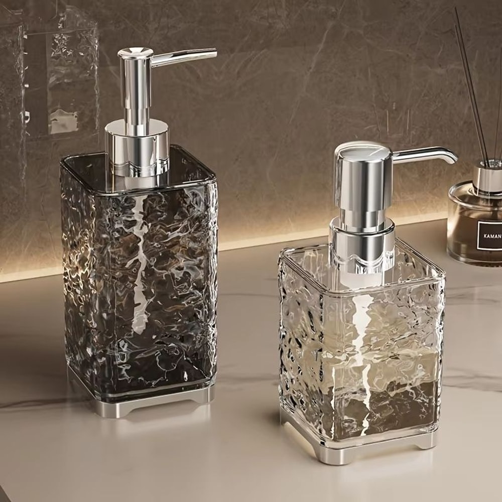 300ML Refillable Soap Dispenser Bottle With Press Pump For Kitchen And Bathroom 0