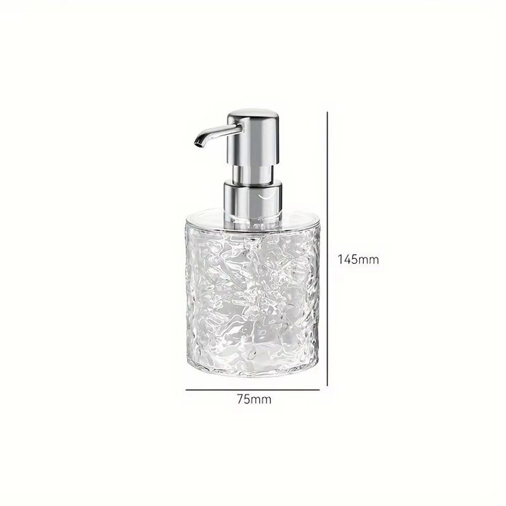 300ML Refillable Soap Dispenser Bottle With Press Pump For Kitchen And Bathroom 9