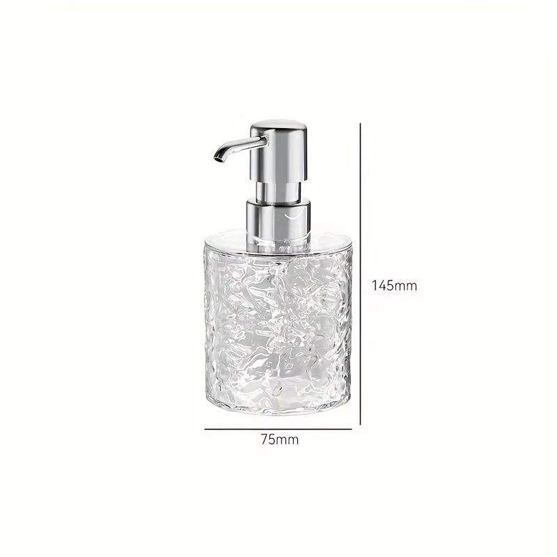 300ML Refillable Soap Dispenser Bottle With Press Pump For Kitchen And Bathroom 9