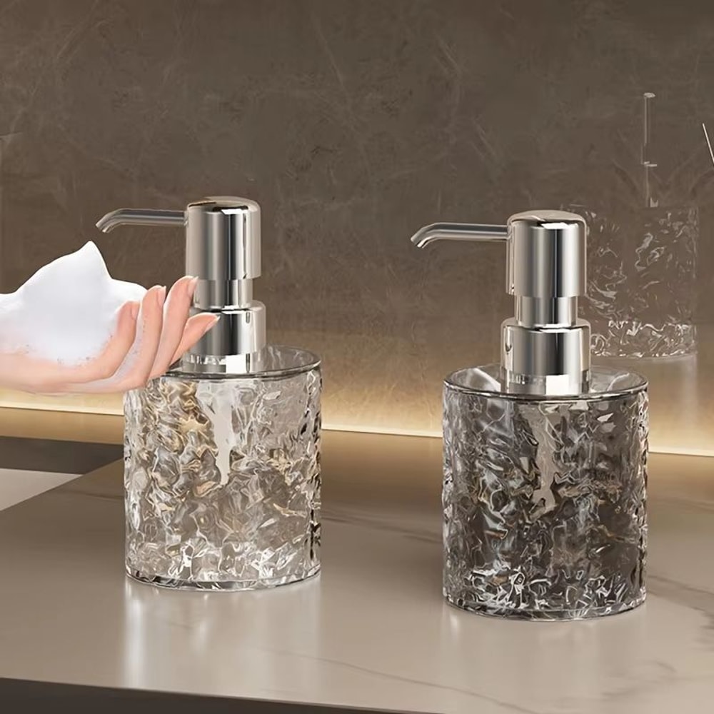 300ML Refillable Soap Dispenser Bottle With Press Pump For Kitchen And Bathroom 1