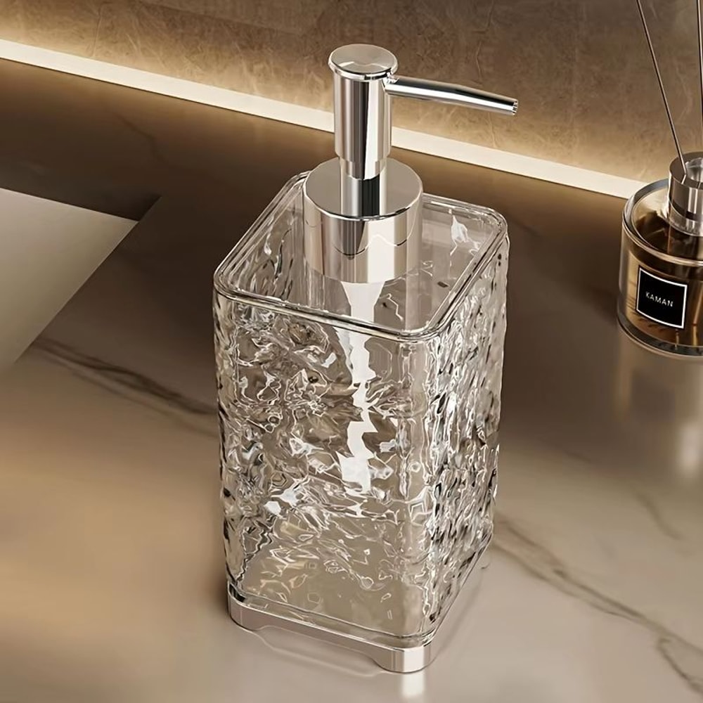 300ML Refillable Soap Dispenser Bottle With Press Pump For Kitchen And Bathroom 4