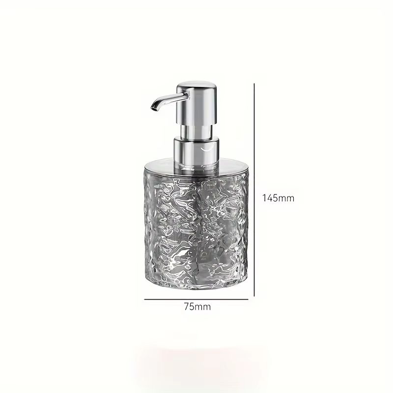 300ML Refillable Soap Dispenser Bottle With Press Pump For Kitchen And Bathroom 6