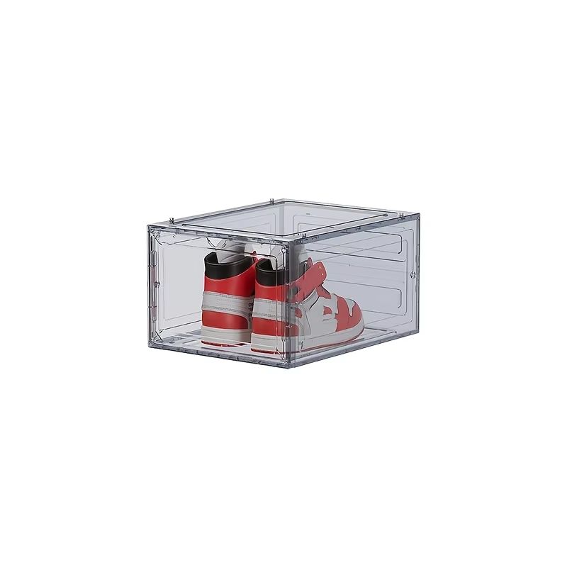 Thickened Transparent Shoe Storage Box Stackable Dustproof Shoe Rack For Home 7