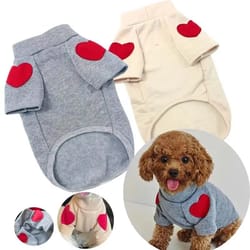 winter warm pet sweater hoodie thickened dog and cat clothes for small to medium pets