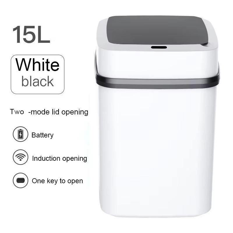 1315L Automatic Smart Trash Can With Motion Sensor Lid For Kitchen And Bathroom 10