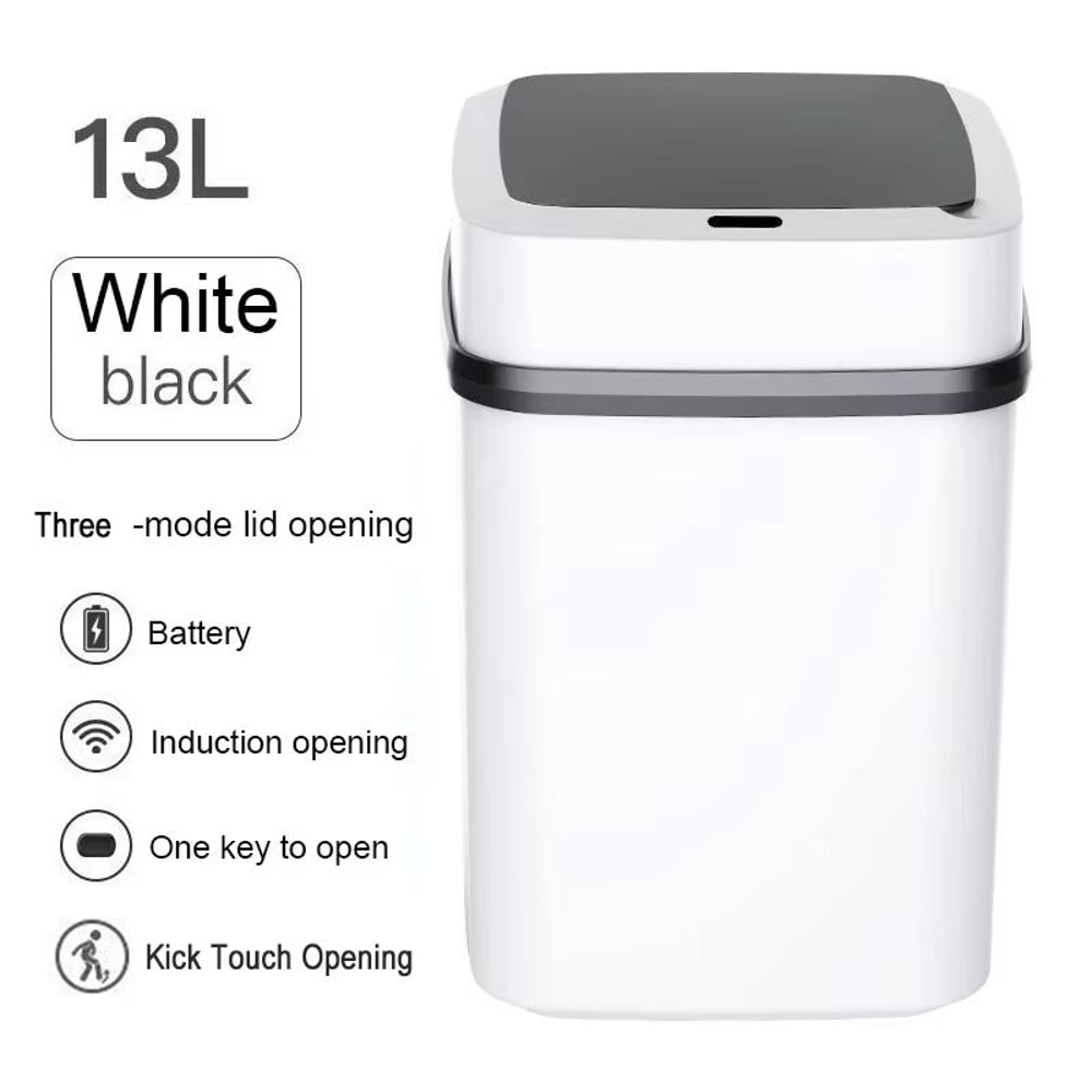 1315L Automatic Smart Trash Can With Motion Sensor Lid For Kitchen And Bathroom 6