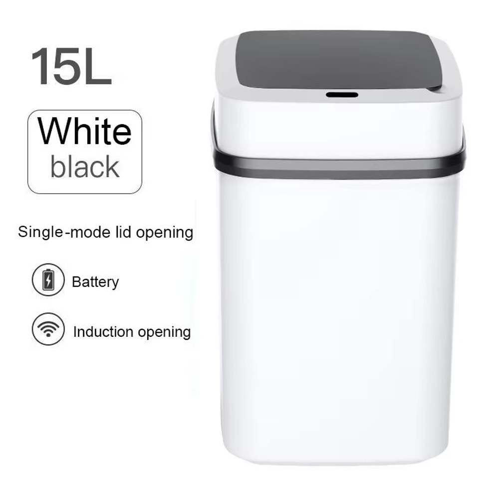 1315L Automatic Smart Trash Can With Motion Sensor Lid For Kitchen And Bathroom 8