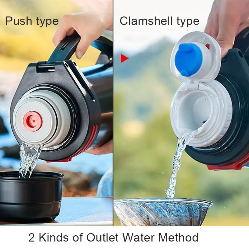 Large Capacity Thermos Water Bottle Stainless Steel Travel Mug With Insulation For Hot And Cold Dri 2