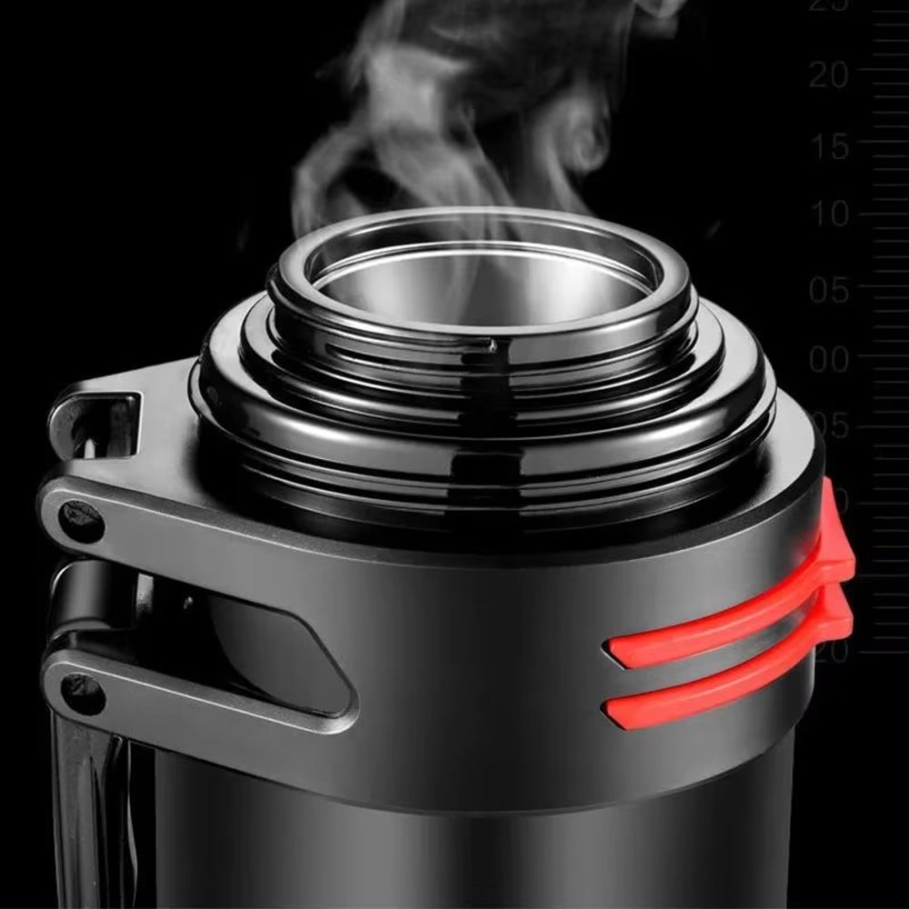 Large Capacity Thermos Water Bottle Stainless Steel Travel Mug With Insulation For Hot And Cold Dri 4