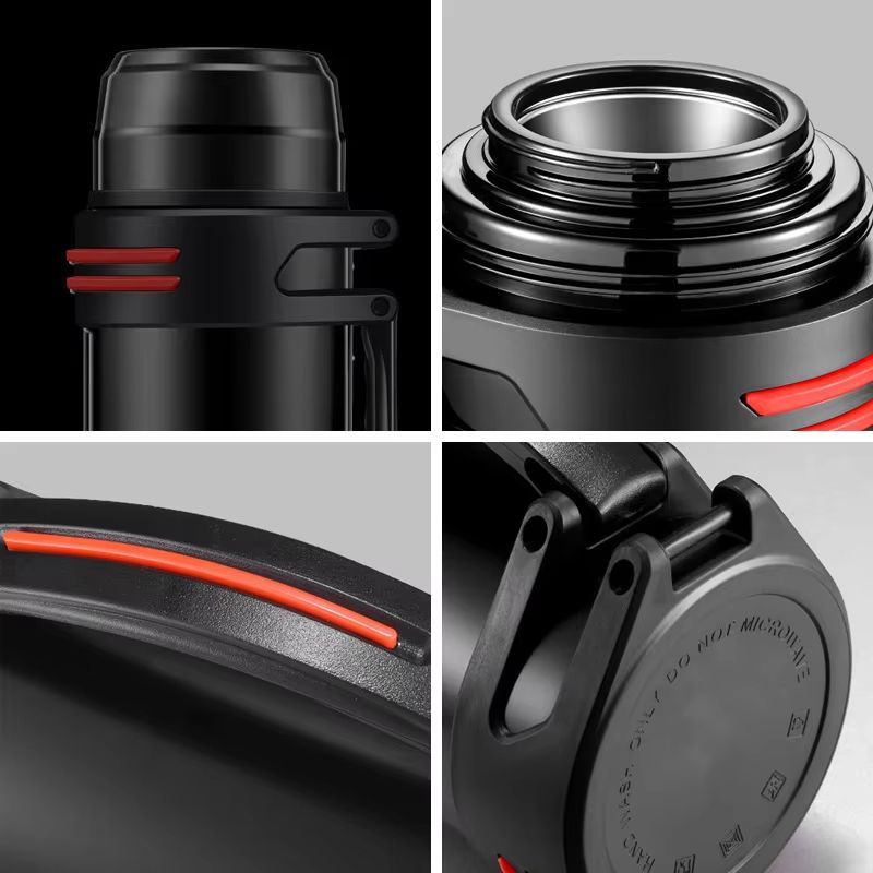 Large Capacity Thermos Water Bottle Stainless Steel Travel Mug With Insulation For Hot And Cold Dri 5