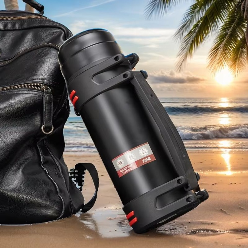 Large Capacity Thermos Water Bottle Stainless Steel Travel Mug With Insulation For Hot And Cold Dri 7