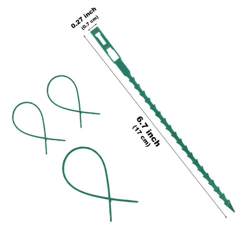 50Pcs Adjustable Plant Cable Ties Reusable Garden Support Ties For Climbing Plants 1