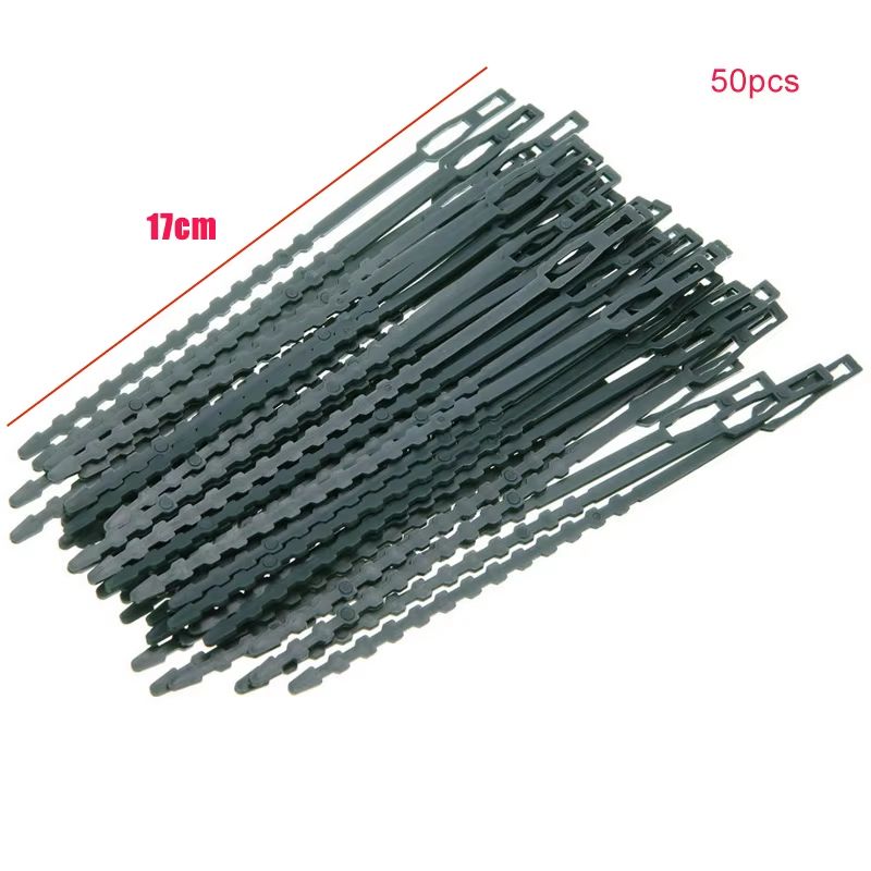 50Pcs Adjustable Plant Cable Ties Reusable Garden Support Ties For Climbing Plants 6