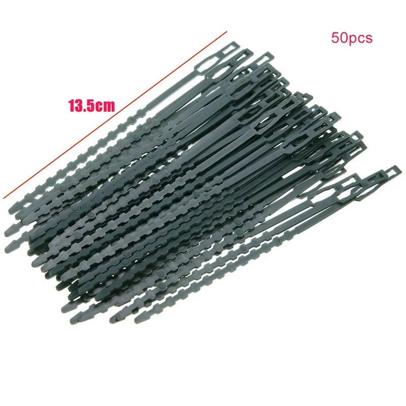 50Pcs Adjustable Plant Cable Ties Reusable Garden Support Ties For Climbing Plants 7