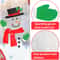 Reusable Christmas Window And Wall Stickers Snowman Santa Claus And Elk Holiday Decor 3