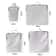 4PCS Mesh Laundry Washing Bags Foldable Thickened Reusable Wash Bags For Clothing Care 6