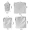 4PCS Mesh Laundry Washing Bags Foldable Thickened Reusable Wash Bags For Clothing Care 6