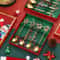 4PCS Christmas Coffee Spoon Set Gold Stainless Steel Festive Tableware 0