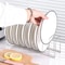 Stainless Steel Kitchen Dish Rack Organizer Plate Pot Lid And Utensil Drying Stand 2