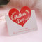 10PCS Greeting Card Set Happy Mothers Day And HeartShaped Fathers Day Handwritten Blessing Cards 2
