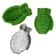 3D Ice Cube Mold Set With Gun Bullet And Grenade Shapes Creative Summer Whiskey And Drink Maker 1