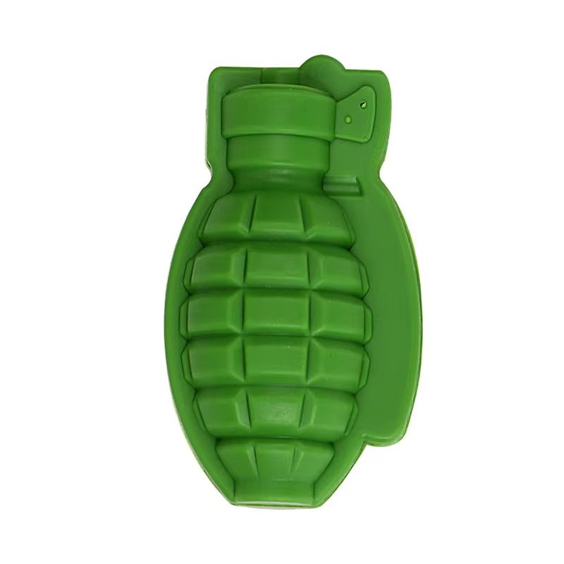 3D Ice Cube Mold Set With Gun Bullet And Grenade Shapes Creative Summer Whiskey And Drink Maker 3
