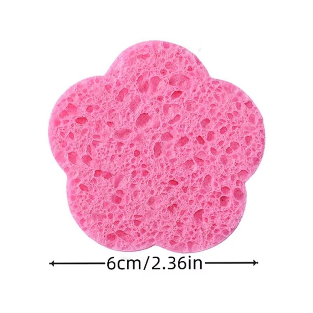 10 Piece Natural Reusable Facial Sponges For Deep Cleansing Exfoliation 9