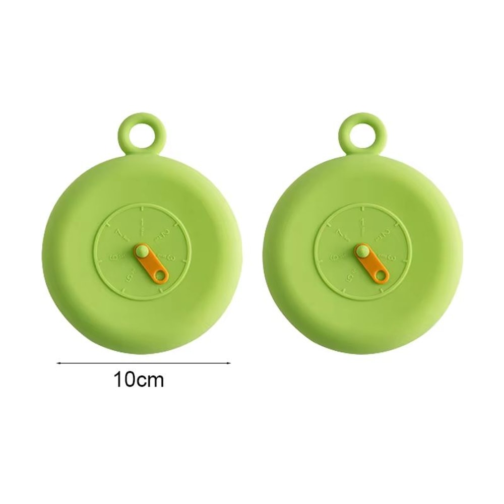 2 Piece Stretchable Silicone Food Covers Reusable Eco Friendly Fresh Keeping Lids 5