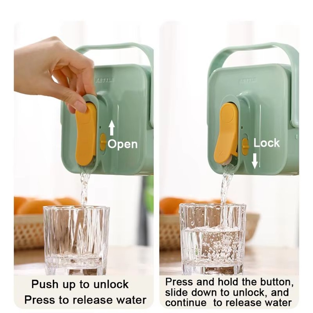 Large Capacity Refrigerator Beverage Dispenser With Faucet Cold Water And Juice Kettle 4