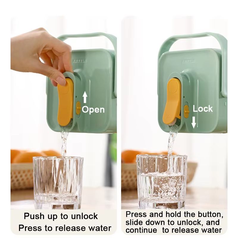 Large Capacity Refrigerator Beverage Dispenser With Faucet Cold Water And Juice Kettle 4