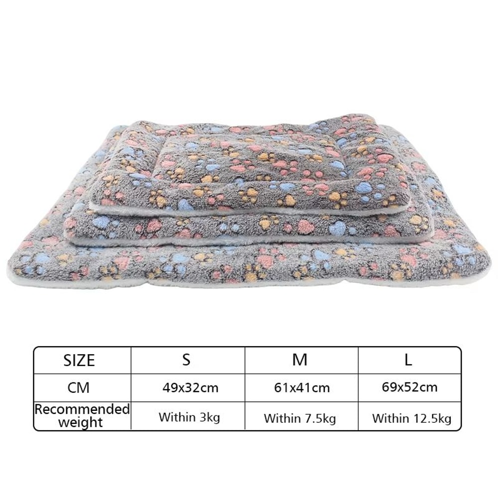 Flannel Thickened Soft Pet Bed Mat Warm Sleeping Blanket For Dogs And Cats 5