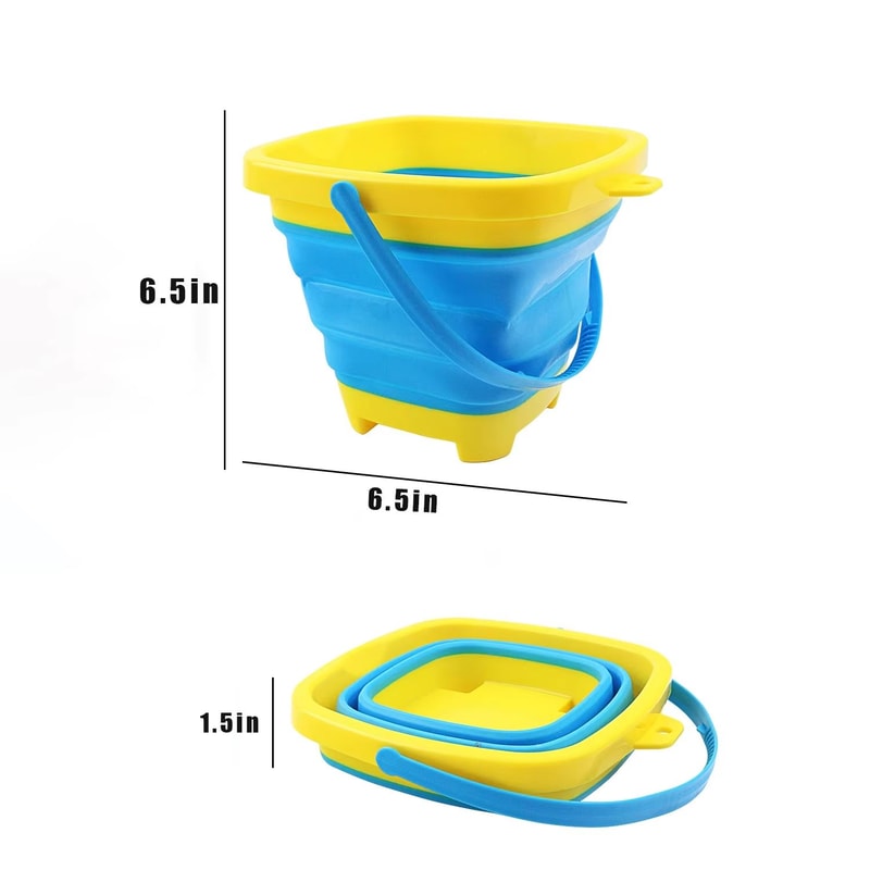 Multifunctional Folding Beach Bucket Portable Water And Outdoor Utility Bucket 5