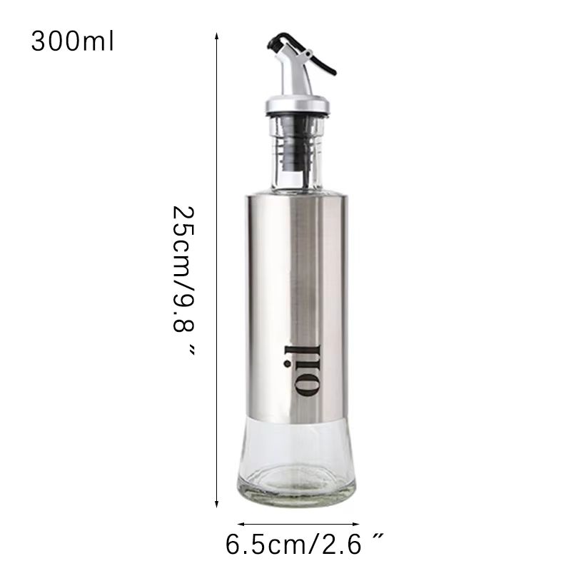 Glass Seasoning Bottle Dispenser Olive Oil Vinegar Sauce Jar For Kitchen 9