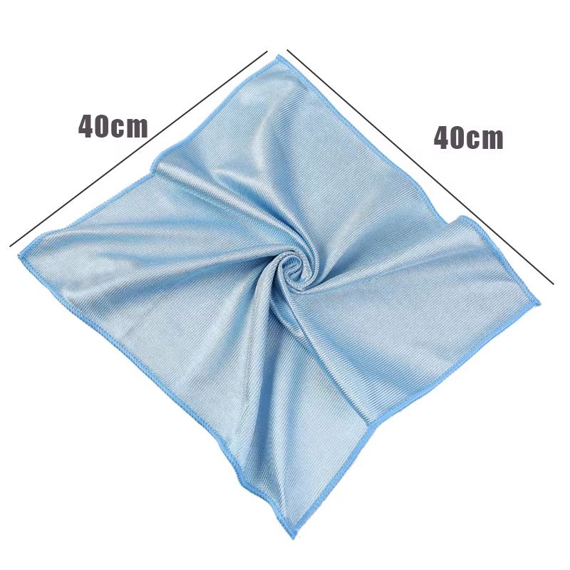 Microfiber Glass Cleaning Cloths Reusable No Trace Wipe Dishcloth Towel 9