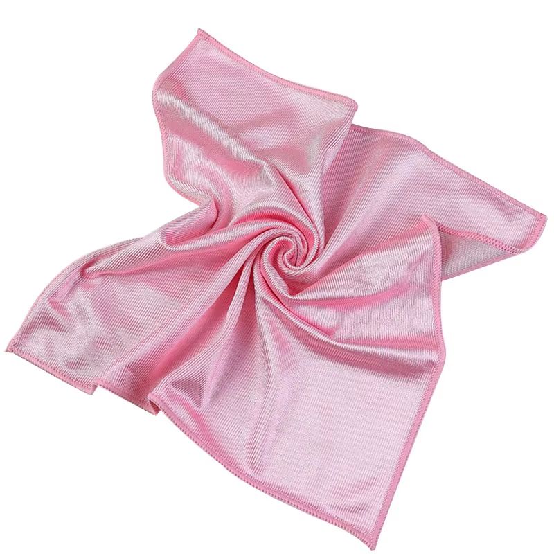 Microfiber Glass Cleaning Cloths Reusable No Trace Wipe Dishcloth Towel 7