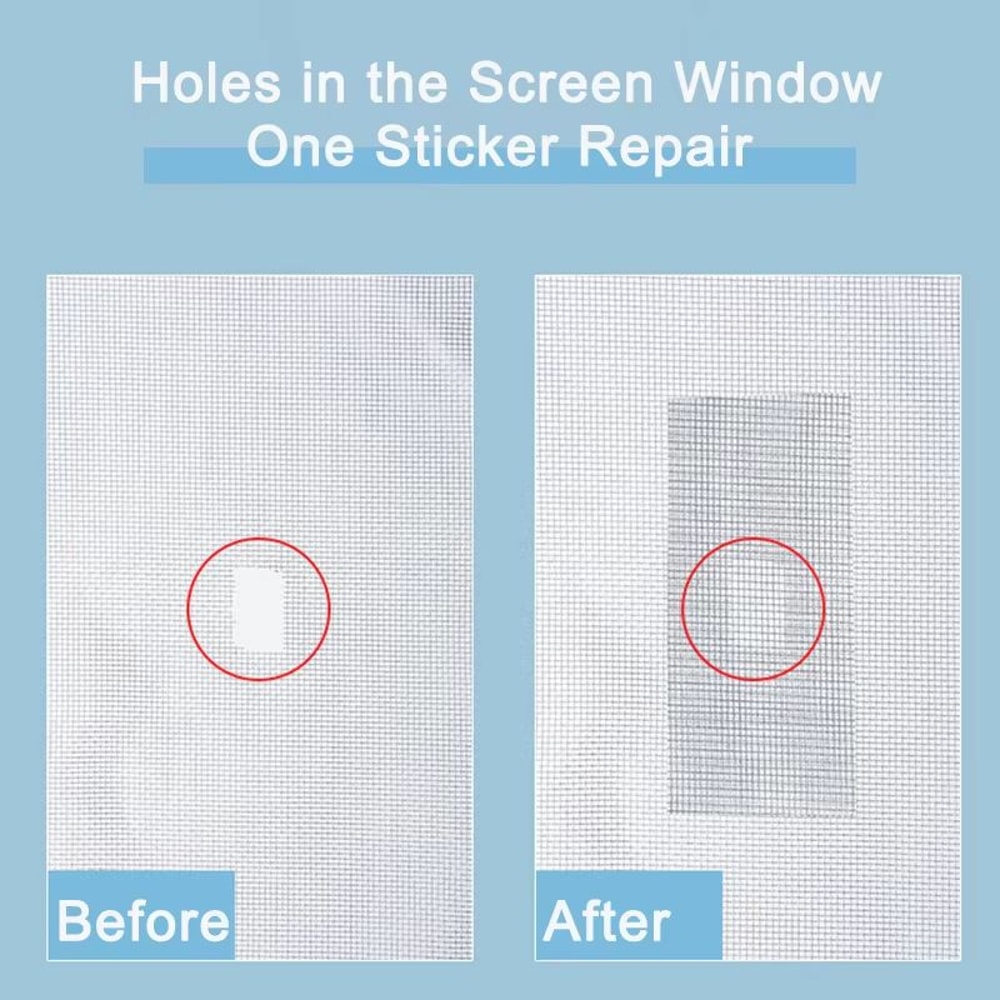 Self Adhesive Window Screen Repair Tape Mesh Sticker Anti Mosquito Net Fix 1