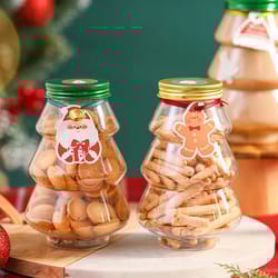 christmas tree sweet jar favor gift box for diy candy snack chocolate packing