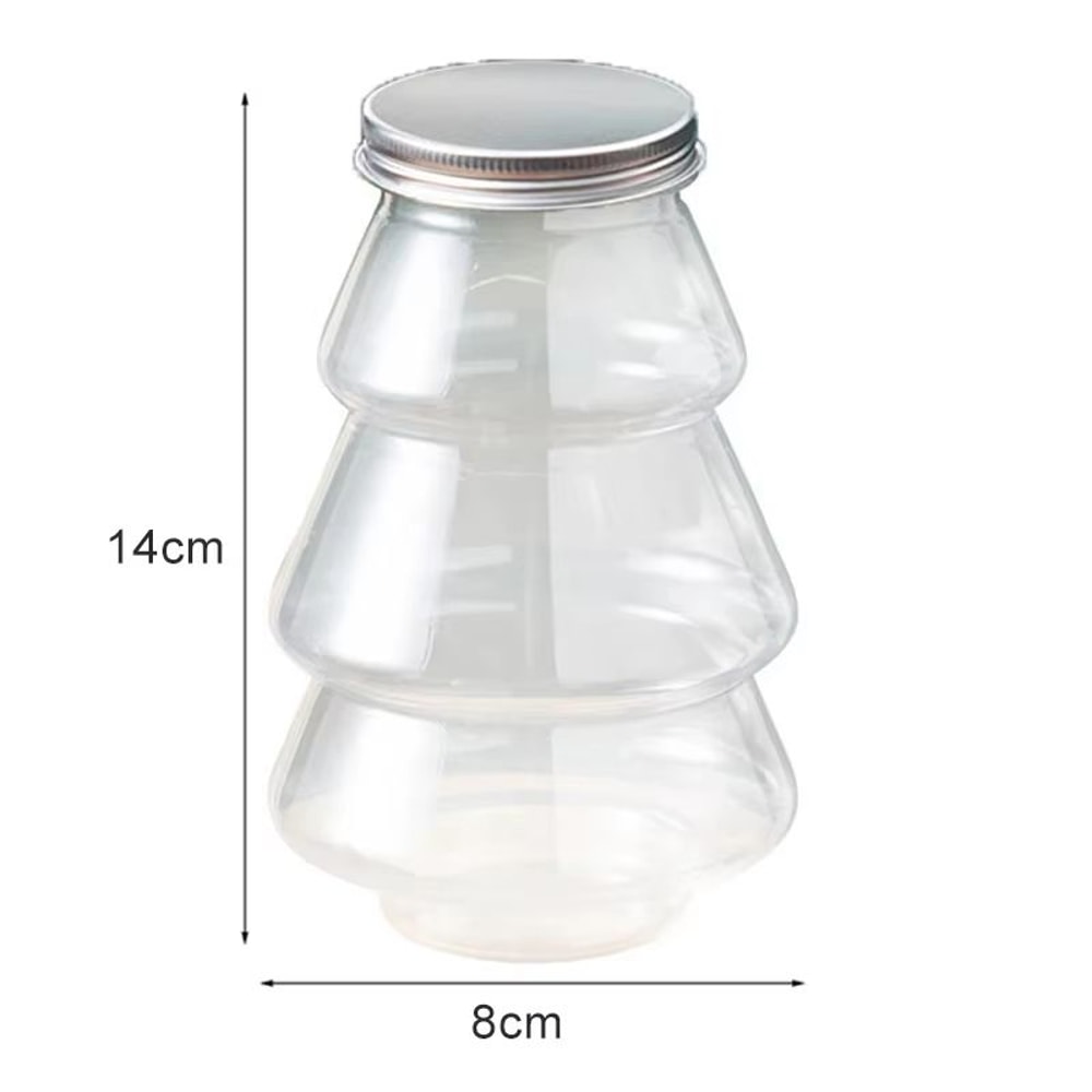 Christmas Tree Sweet Jar Favor Gift Box For DIY Candy Snack Chocolate Packing 7