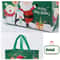 5 Piece Christmas Gift Bags Non Woven Santa Claus Handle Packaging Bags 2