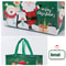 5 Piece Christmas Gift Bags Non Woven Santa Claus Handle Packaging Bags 2
